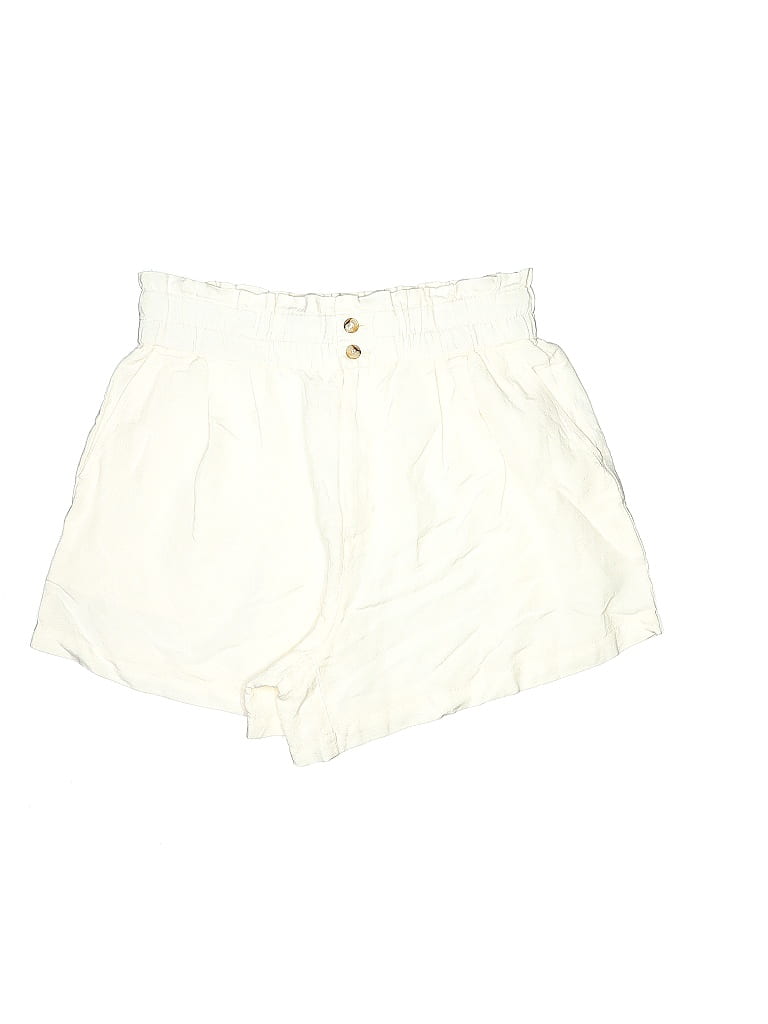 Madewell Solid Ivory Shorts Size M 65 Off Thredup