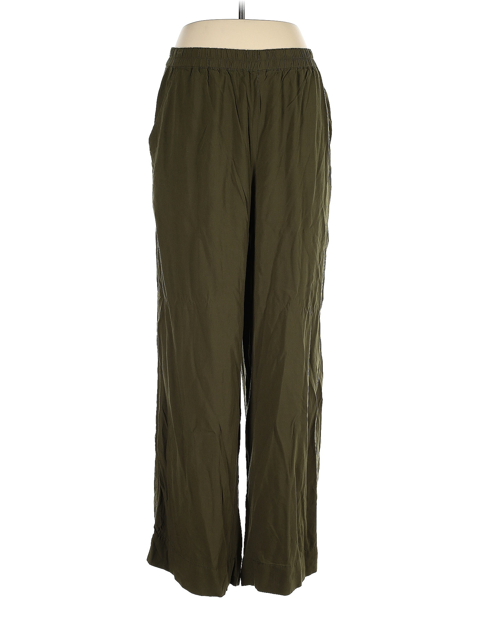 Uniqlo Womens Bottoms  Flannel Pants (Jw Anderson) GREEN