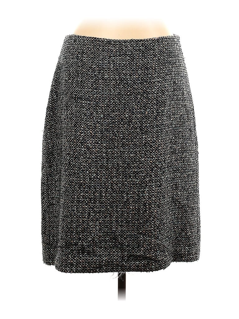 Pre-owned Talbots Outlet Casual Skirt In Gray