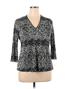 Brittany Black 3/4 Sleeve Blouse (view 1)