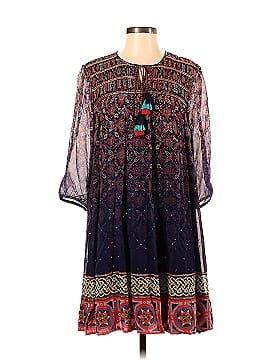 Tanvi Kedia Womens Dress, Size 6, Keyhole Back, Boho Folk Style