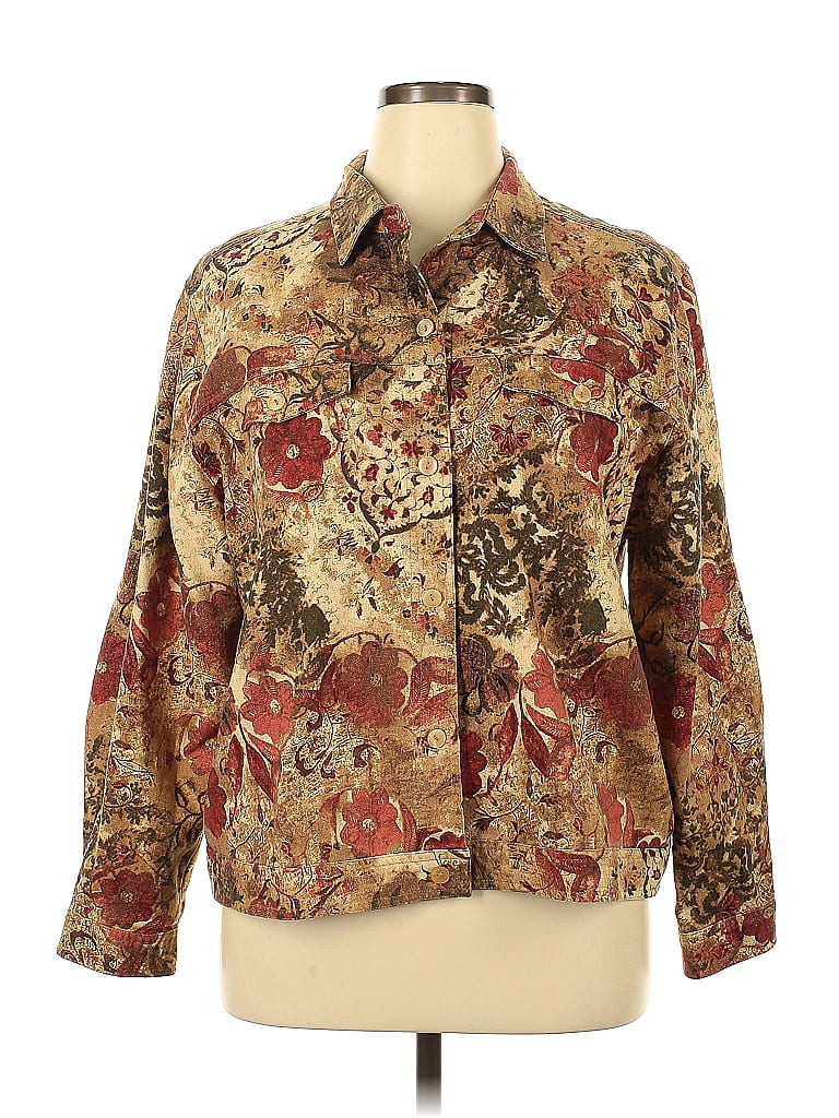 Cj Banks Brown Jacket Size 1X (Plus) 71 off ThredUp