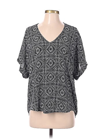 Blue Rain Short Sleeve Blouse (view 1)