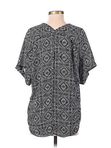 Blue Rain Short Sleeve Blouse (view 2)