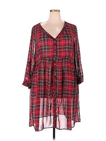 Torrid plaid outlet dress