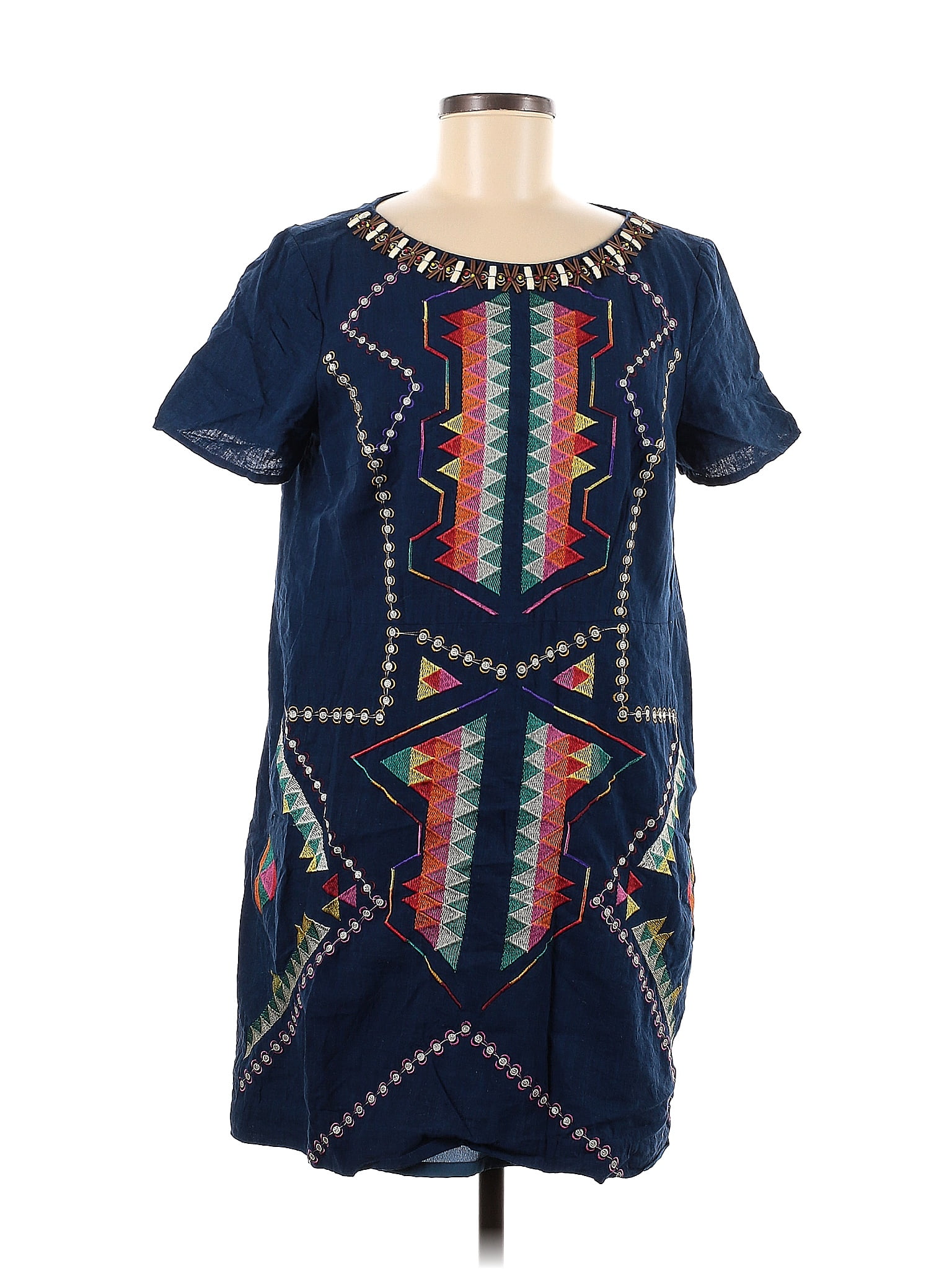 Maeve Maxi Cotton Corduroy Shirt Dress - Navy