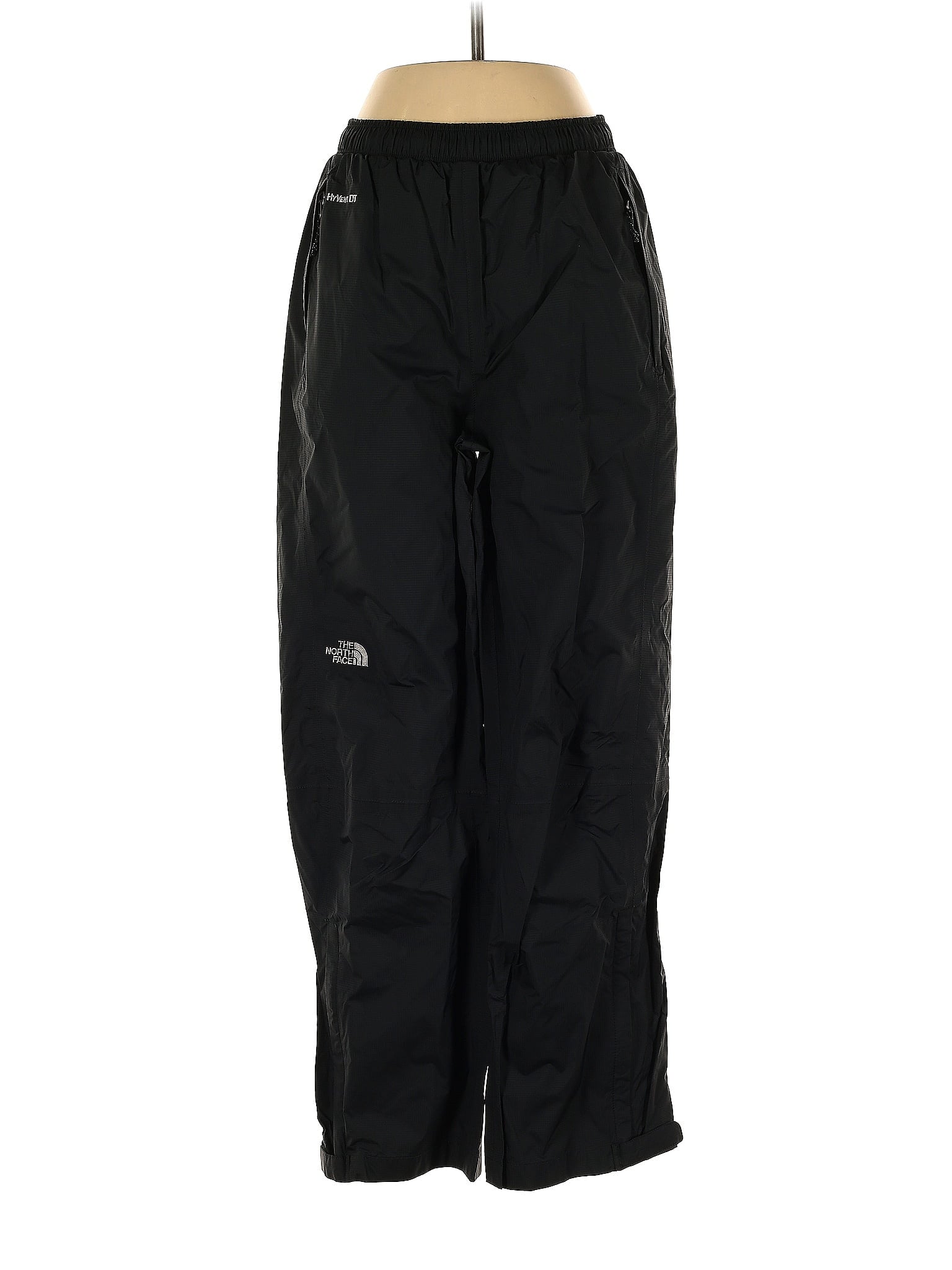 The North Face 100 Nylon Solid Black Snow Pants Size S 51 off ThredUp