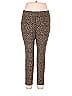 Old Navy Leopard Print Tortoise Animal Print Brown Casual Pants Size XL - photo 1
