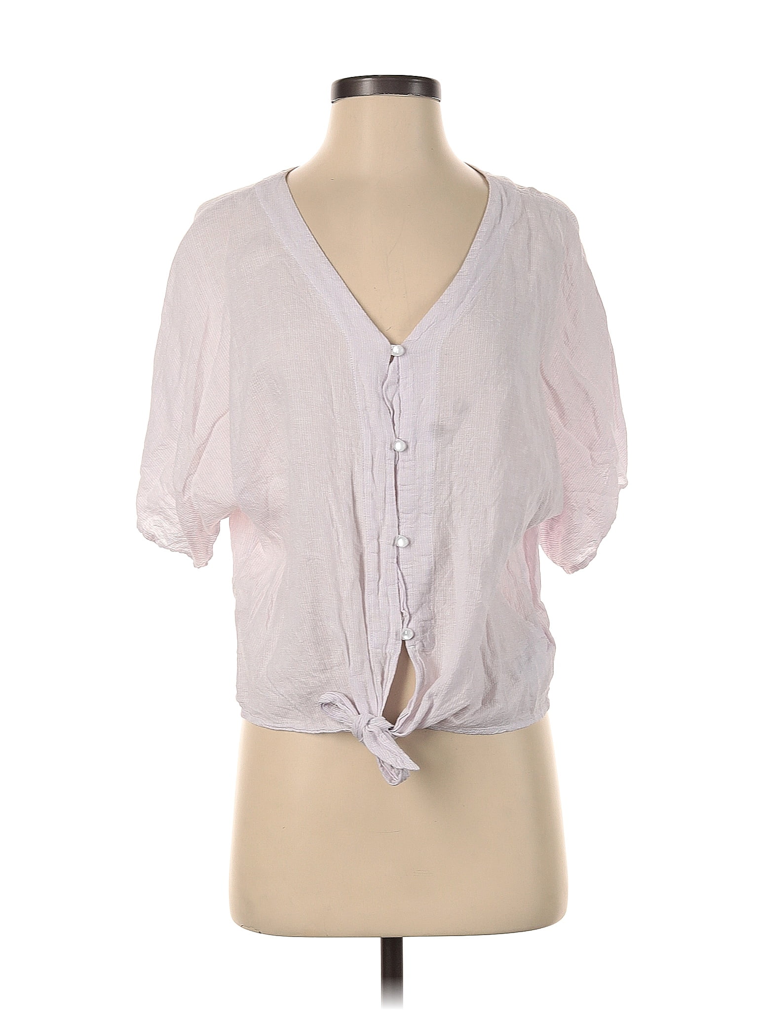 Gap Pink Short Sleeve Blouse Size S 69 Off Thredup