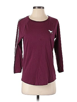 Victoria's Secret Pink 3/4 Sleeve T-Shirt (view 1)