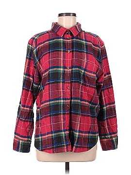 American Eagle Outfitters Long Sleeve Button-Down Shirt (view 1)