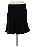 Ann Taylor LOFT Solid Black Casual Skirt Size M - photo 2