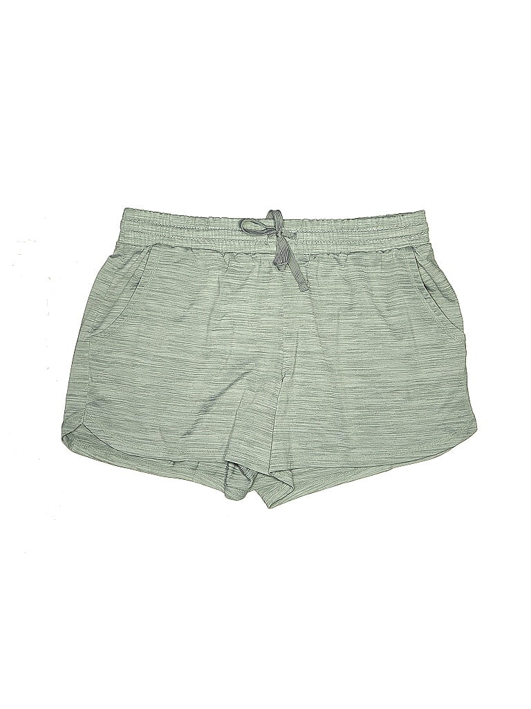 St. John's Bay Solid Green Shorts Size L 52 off ThredUp