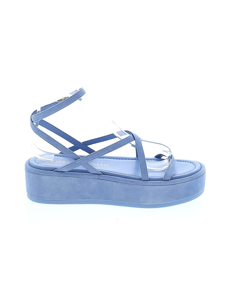 Stuart Weitzman Blue Sandals Size 8 1/2 - photo 1
