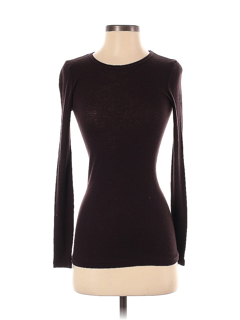 James Perse Solid Brown Burgundy Long Sleeve T-Shirt Size XS (0) - 82% ...