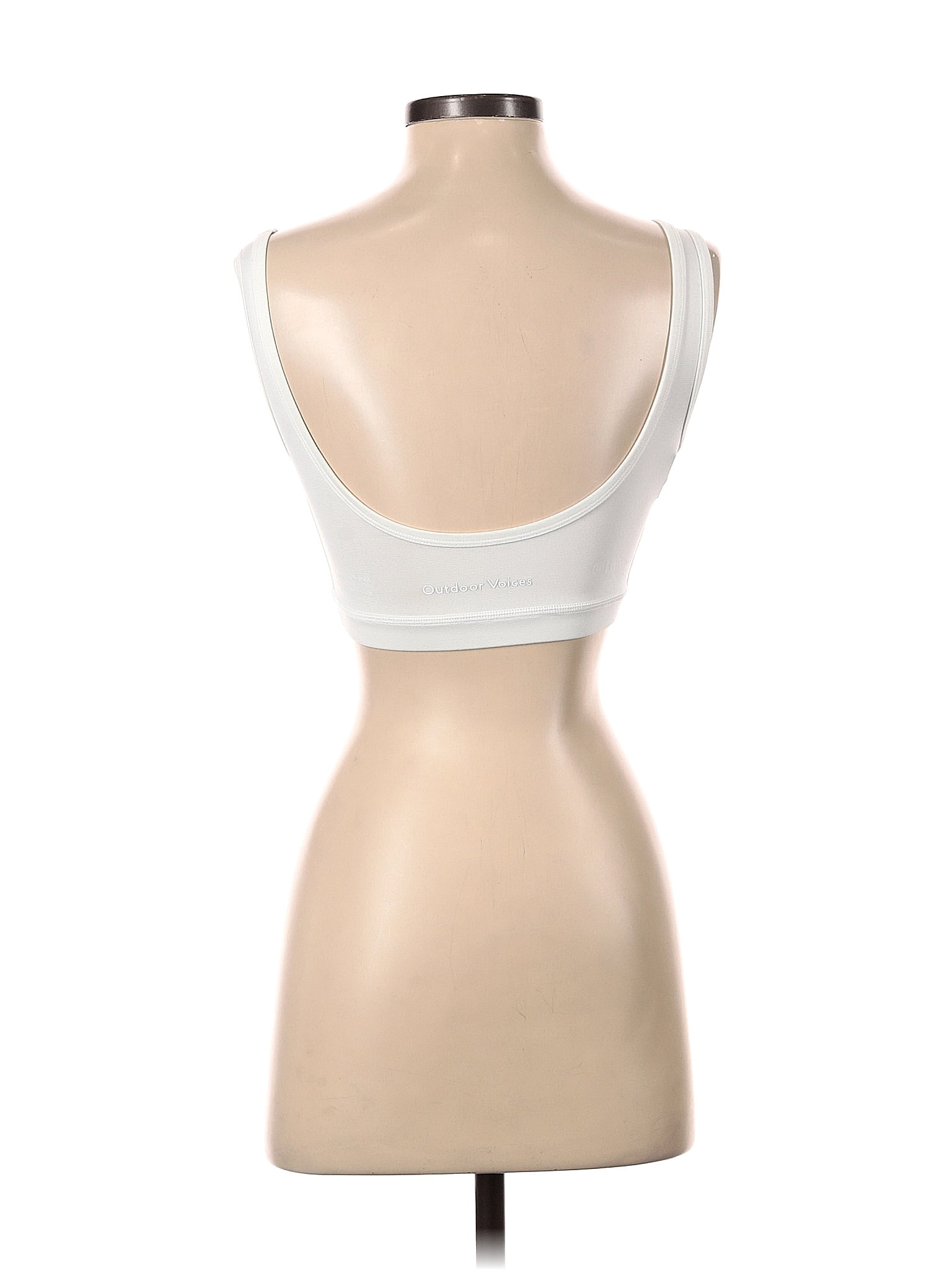 Outdoor Voices- White Sports Bra – DETOURE