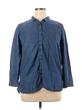 Gap Long Sleeve Button-Down Shirt (view 1)