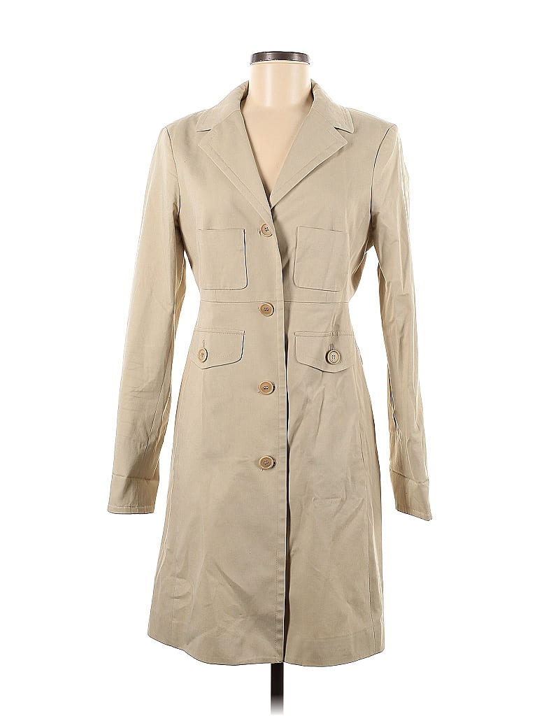BCBGMAXAZRIA Tan Trenchcoat Size M 83 off ThredUp