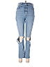Madewell Hearts Blue Jeans Size 24 waist - photo 1