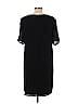 Stylein 100% Silk Solid Black Casual Dress Size L - photo 2