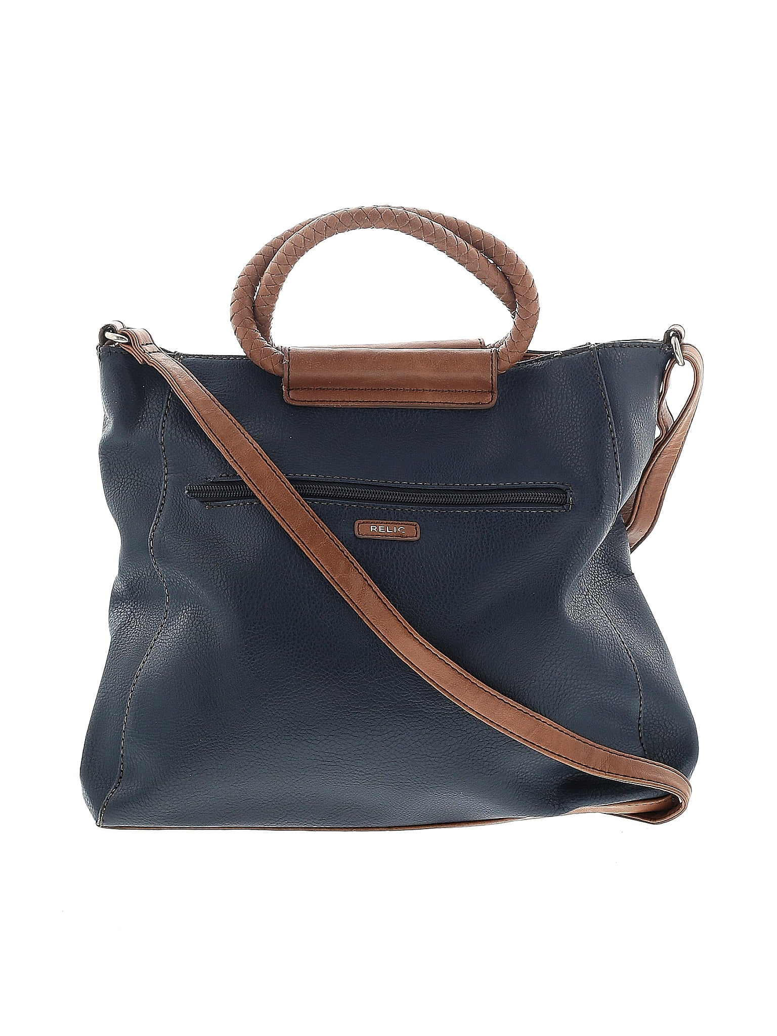 Relic Solid Navy Blue Satchel One Size - 82% off | ThredUp