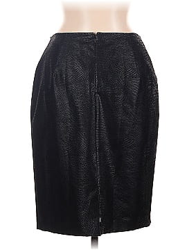Maggy London Faux Leather Skirt (view 2)
