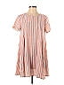 Lush Stripes Pink Casual Dress Size S - photo 1
