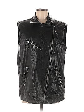 Zara Faux Leather Jacket (view 1)