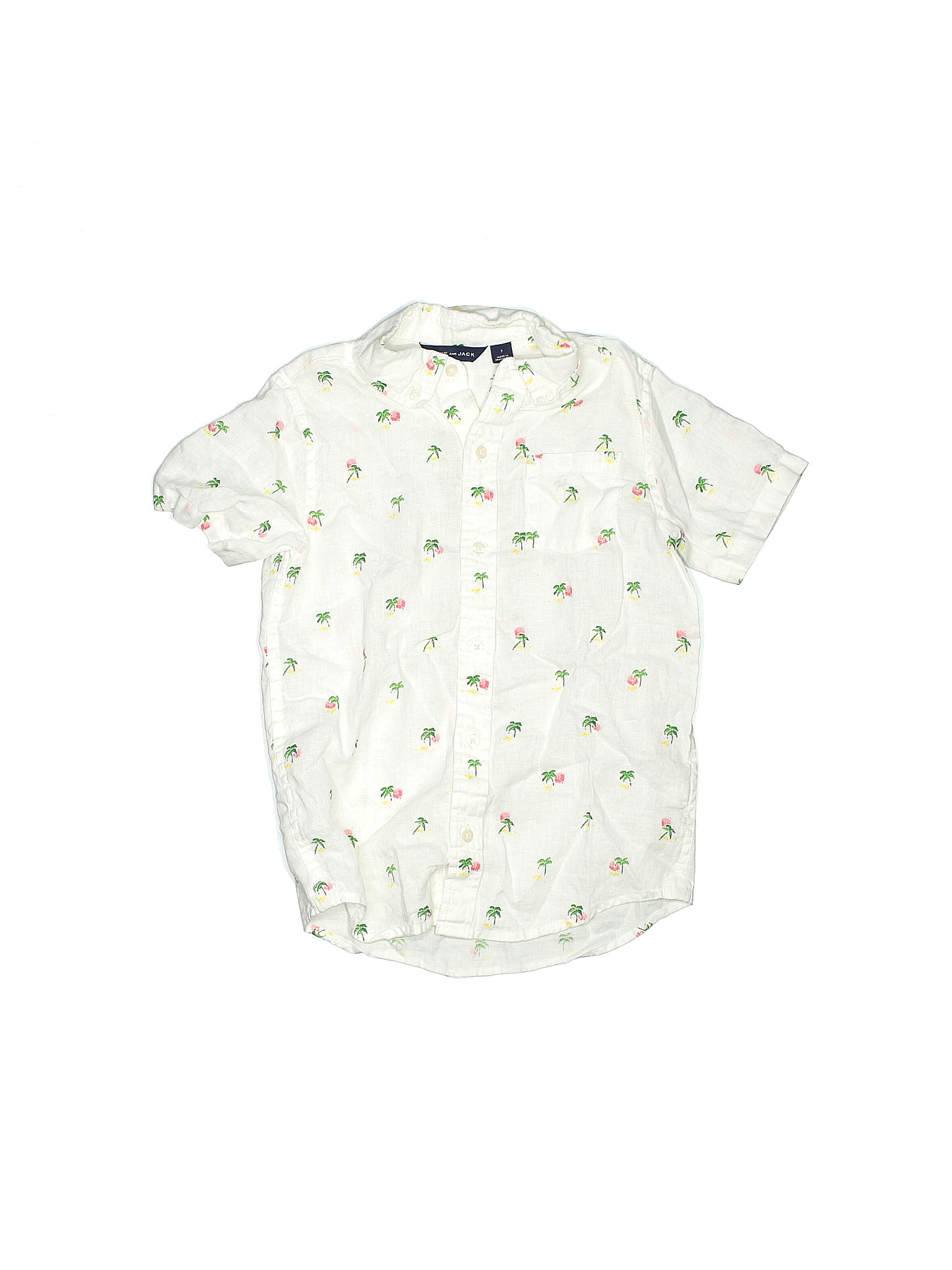 Ensemble été Bébé Garçon Janie And Jack, Short Lin Bleu Et Chemise à Carreaux