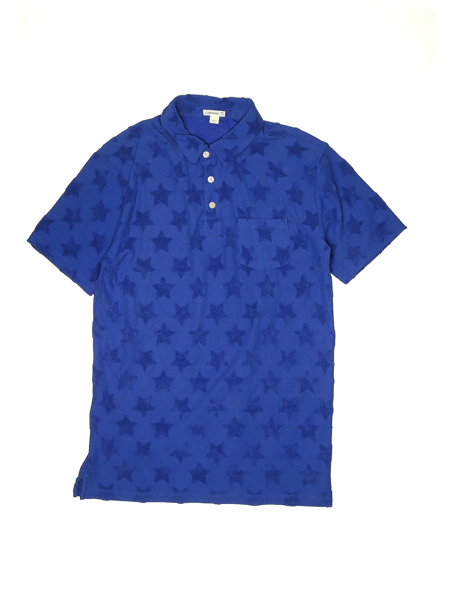 Crewcuts Blue Short Sleeve Polo Size 16 69 Off Thredup