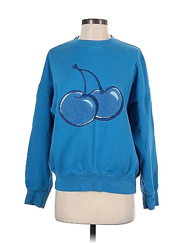 Kirsh 100% Cotton Solid Blue Sweatshirt Size 1 - 70% off | ThredUp