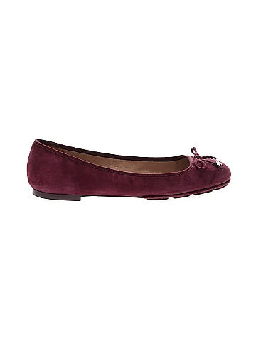 Tory burch sale burgundy flats