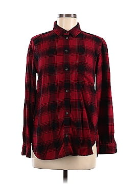 American Eagle Outfitters Long Sleeve Button-Down Shirt (view 1)