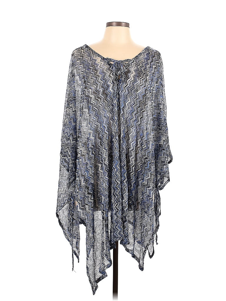 Poncho Adult Multi Coloured One Size