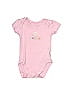 The Children's Place 100% Cotton Pink Short Sleeve Onesie Size 3-6 mo - photo 1