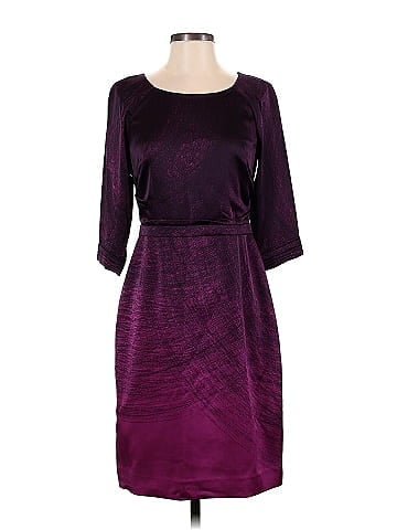 Elie tahari outlet purple dress