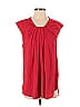 MM. LaFleur Red Sleeveless Blouse Size 1 - photo 1