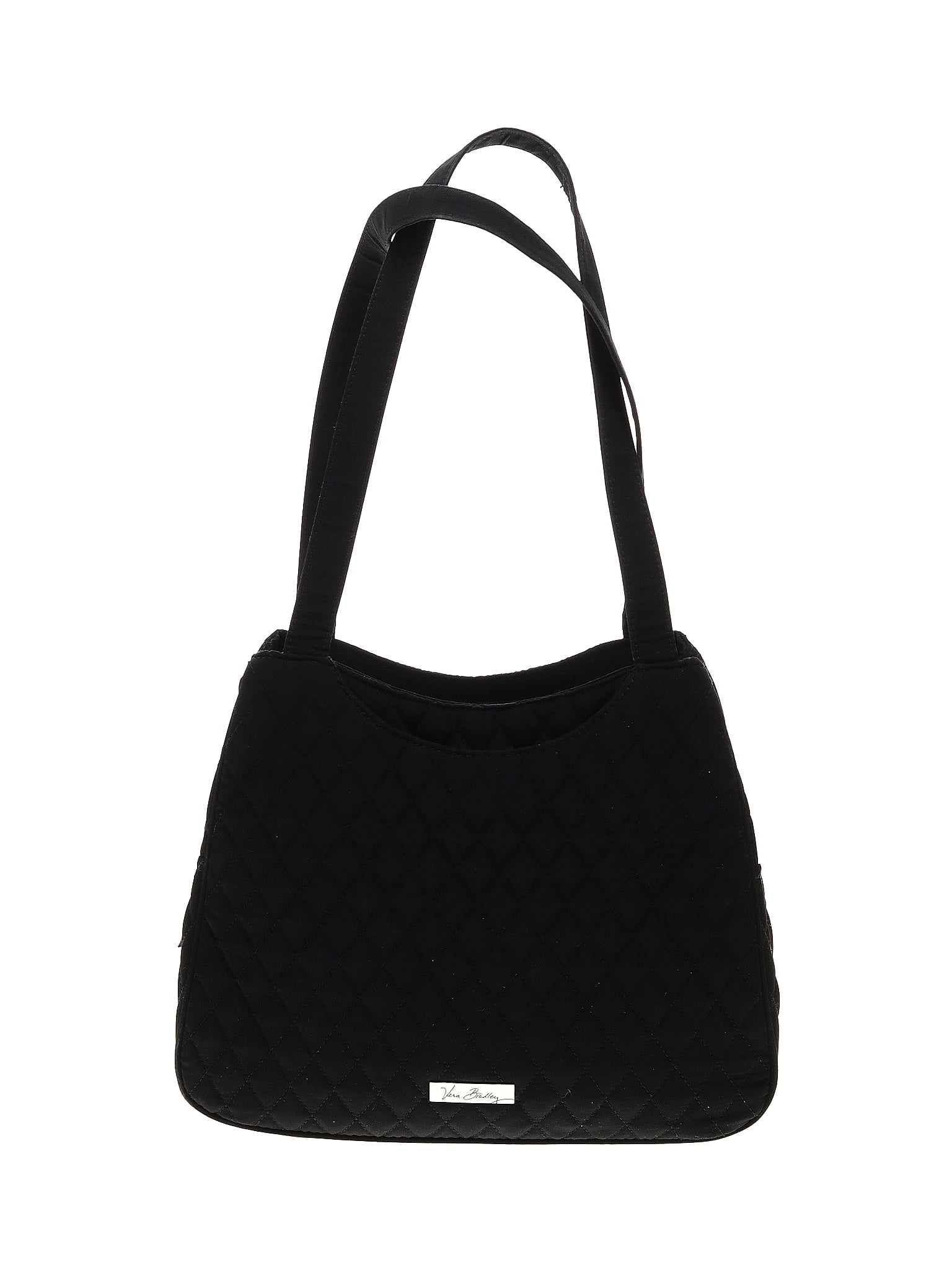 Vera Bradley 100 Cotton Solid Black Shoulder Bag One Size 59 off