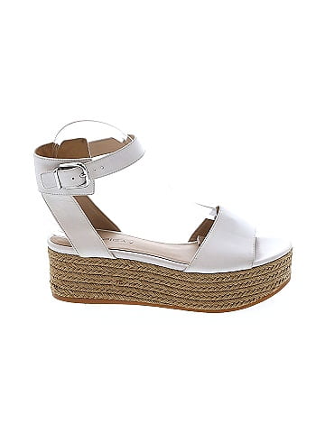 Via spiga best sale white sandals