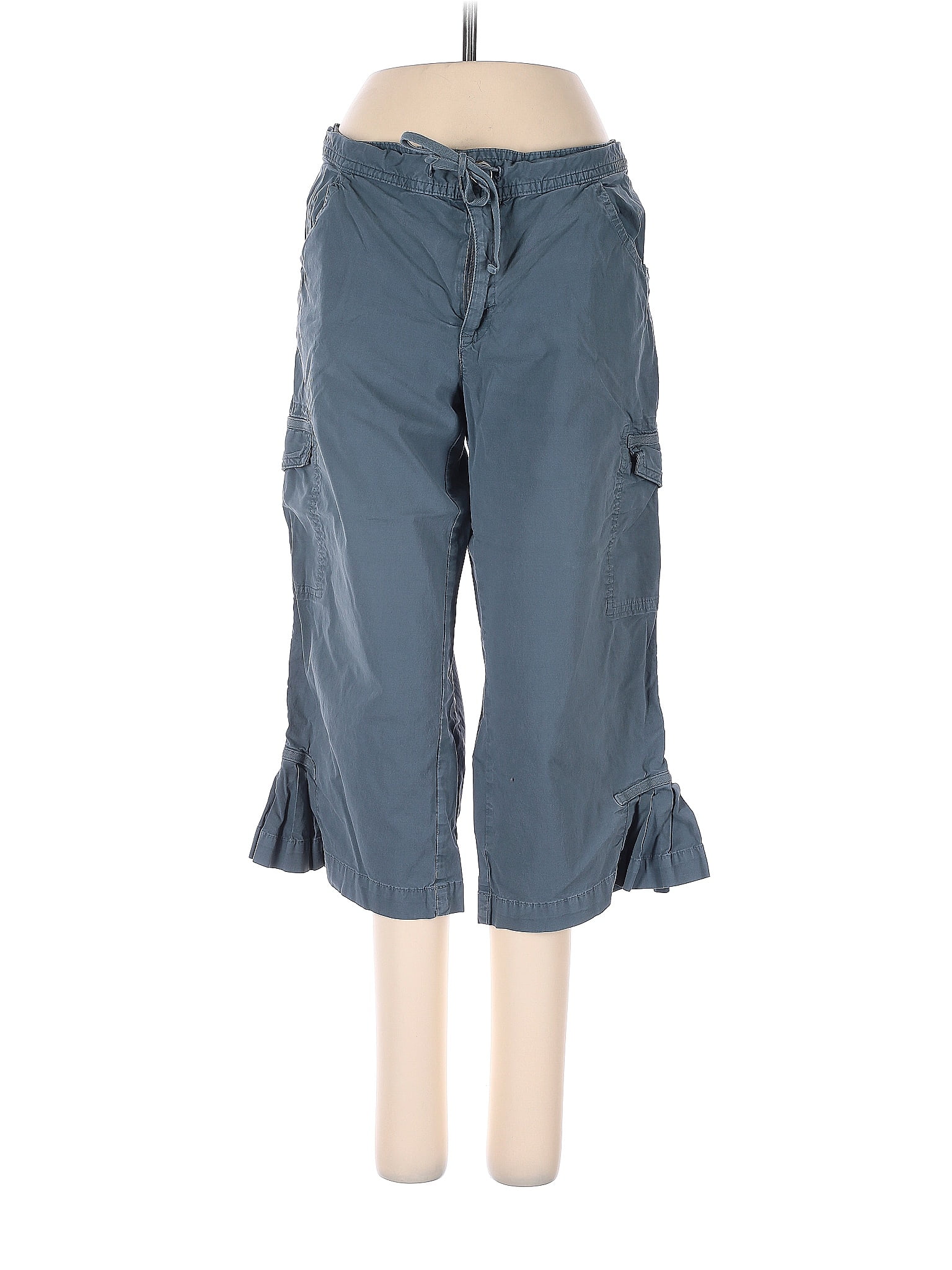 lucy Solid Blue Cargo Pants Size S 63 off ThredUp