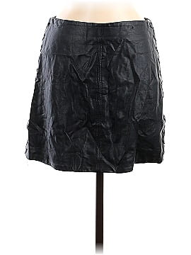 Honey Belle Faux Leather Skirt (view 1)