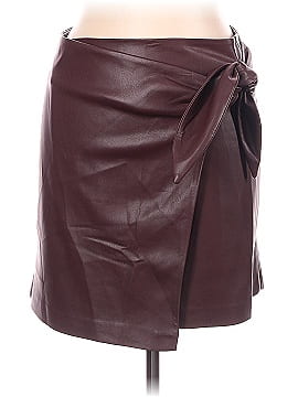 MNG Faux Leather Skirt (view 1)