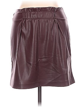 MNG Faux Leather Skirt (view 2)