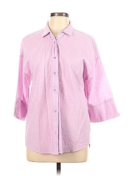 VICI 3/4 Sleeve Button-Down Shirt (view 1)