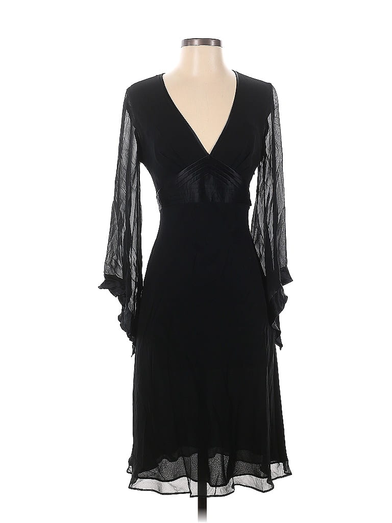 dusty blue dress for wedding Zapakasa Women A Line Chiffon Bridesmaid with Beaded Beautiful Ladies In Short Louise Color:Black/Nude/Silver