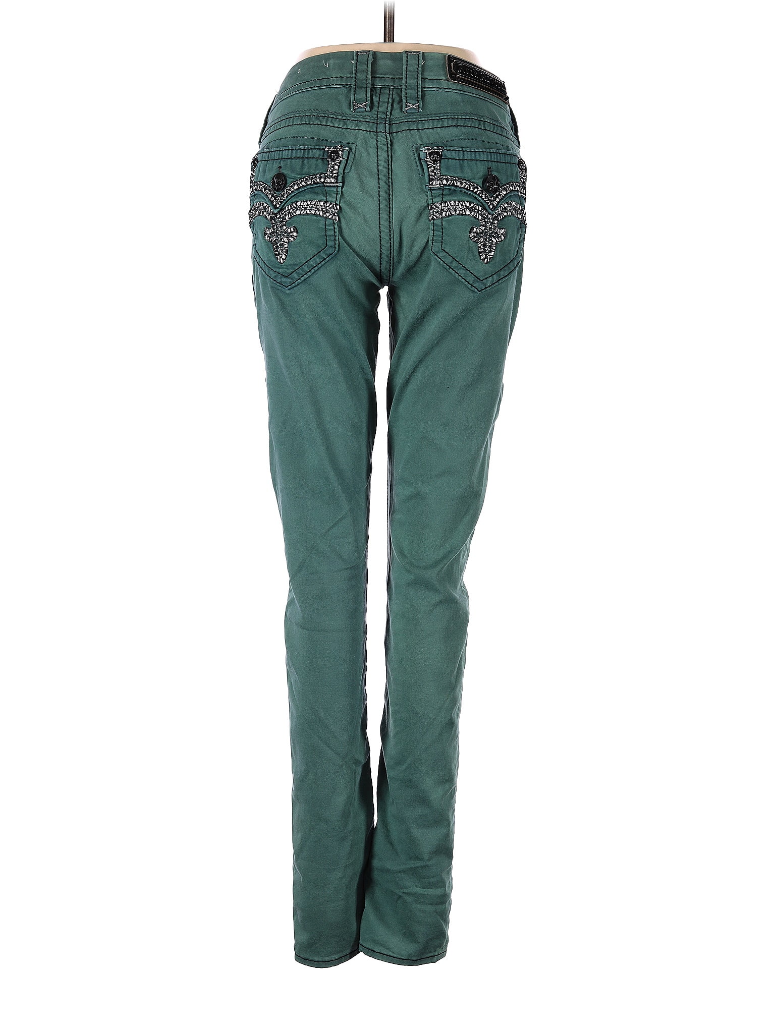 Olive green rock revival hot sale jeans