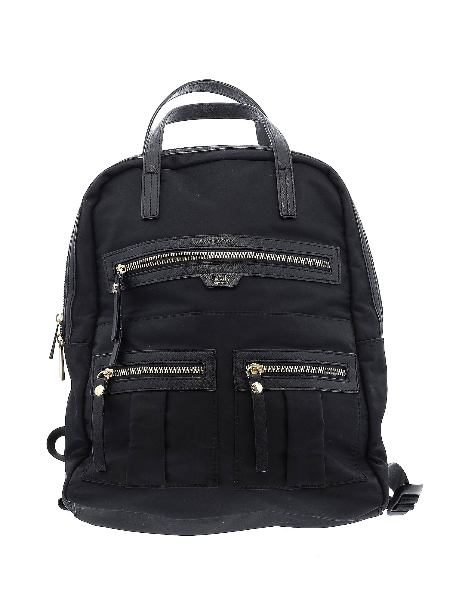 Tutilo Solid Black Backpack One Size 69 off ThredUp