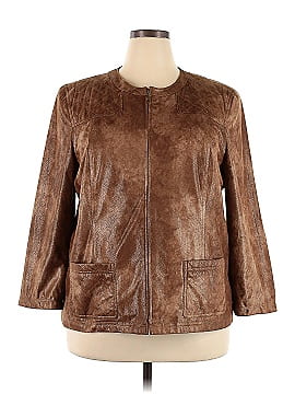 Alfred Dunner Leather Jacket (view 1)
