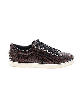 Jimmy Choo Python Embossed Leather Sneakers (view 1)