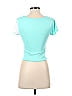 YMI Teal Short Sleeve Top Size S - photo 2
